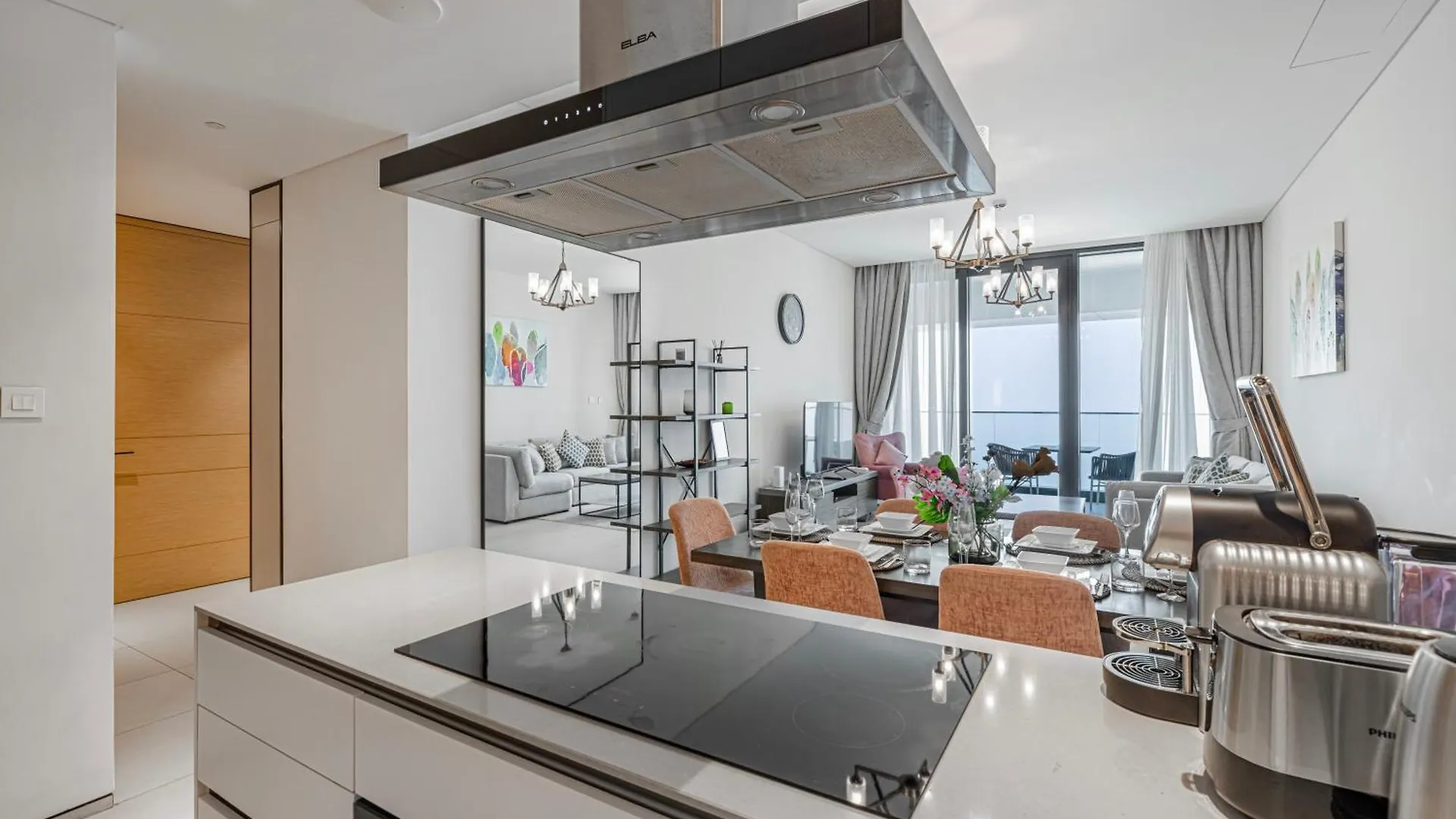 펜션 Daniels 3Br Plus Maids Room In Address Jbr Dubai Eye View